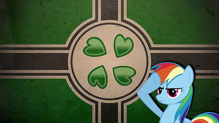 My Little Pony character wallpaper, 4chan, Rainbow Dash, My Little Pony, Nazi, HD wallpaper