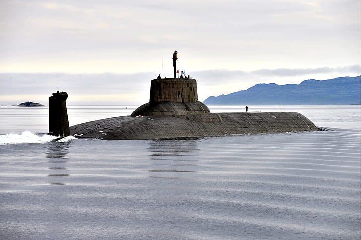 подводница, ВМС, проект 941, Дмитрий Донской, корабът с ядрена енергия, HD тапет