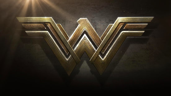 Film, Wonder Woman, Logo, Sfondo HD HD wallpaper