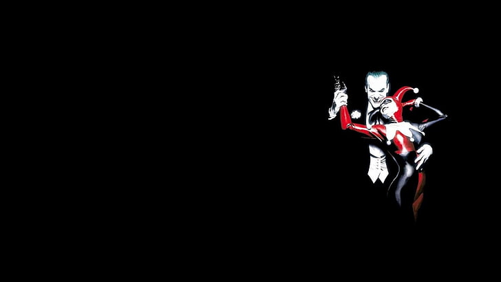 Joker and Harley Quinn digital wallpaper, Joker, Harley Quinn, HD wallpaper