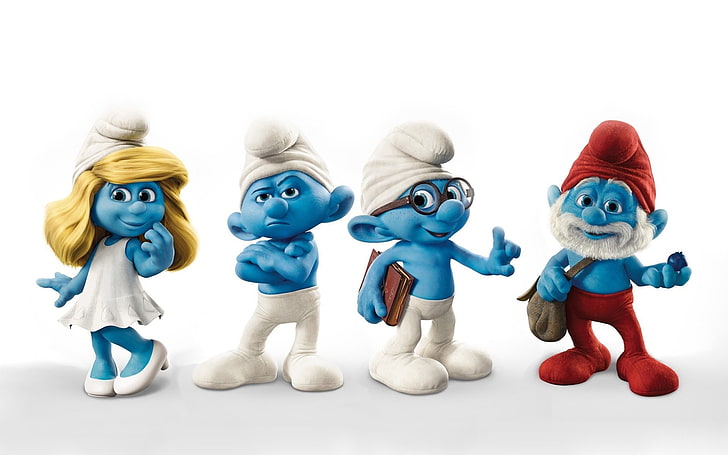 2013 The Smurfs 2 Movie HD Desktop Wallpaper 04, The Smurf characters wallpaper, HD tapet
