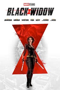  Black Widow, movie poster, Marvel Cinematic Universe, portrait display, HD wallpaper HD wallpaper