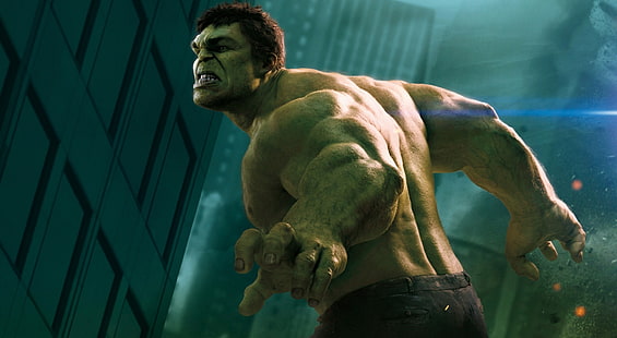 Hulk In The Avengers, Marvel Incredible Hulk, Movies, The Avengers, Superhero, Hulk, Film, 2012, avengers assemble, HD tapet HD wallpaper