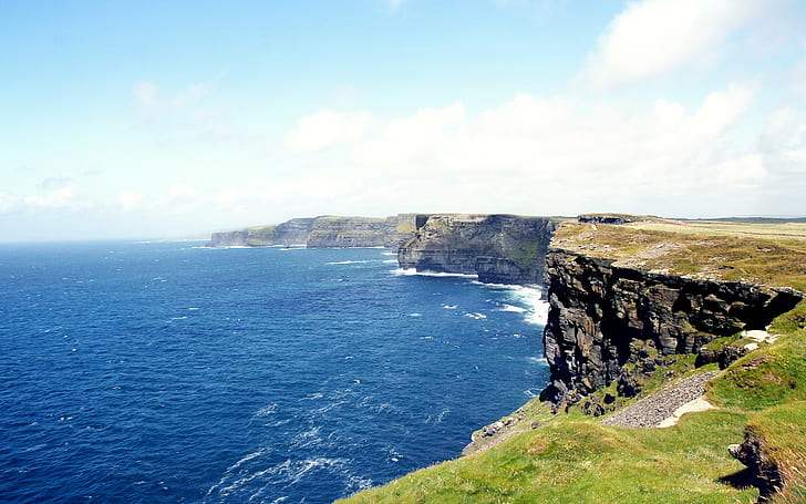 Cliffs of Moher, Cliffs, Moher, Tapety HD