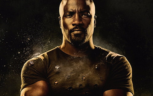 Mike Colter i Luke Cage 2016, filmer, Hollywoodfilmer, hollywood, HD tapet HD wallpaper