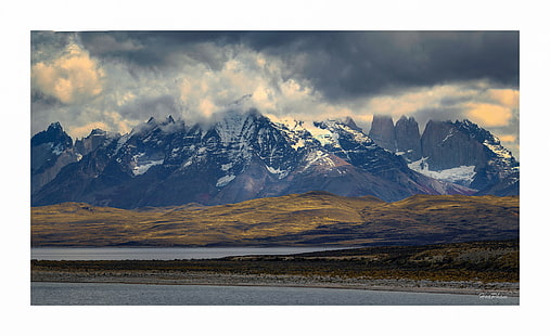 Torres del Paine, Patagonia, Chile, Tapety HD HD wallpaper