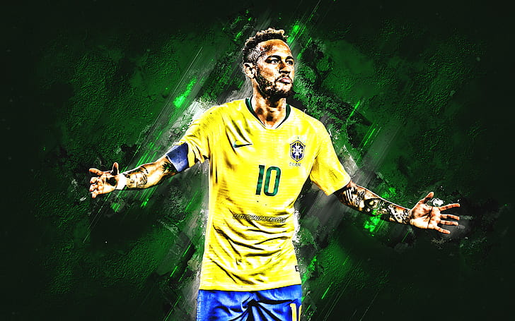 Fotboll, Neymar, Brasiliens fotbollslandslag, HD tapet