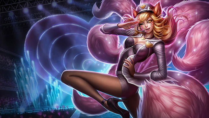League of Legends, Ahri, Tapety HD