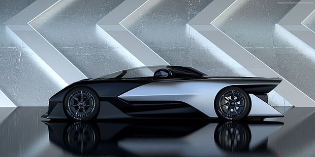 Elektroauto, beste Elektroautos, FFZERO1, Faraday Future, HD-Hintergrundbild HD wallpaper