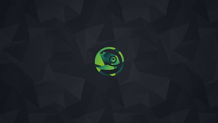 Linux, logotipo, sistema operacional, openSUSE, HD papel de parede