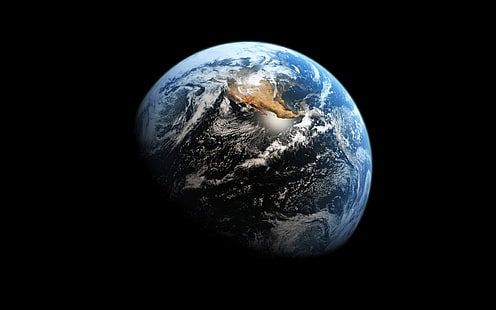 земля, космос, цифровая вселенная, планеты, hd, 4k, HD обои HD wallpaper