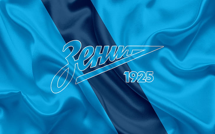 Football, FC Zenit Saint Petersburg, Emblème, Logo, Fond d'écran HD