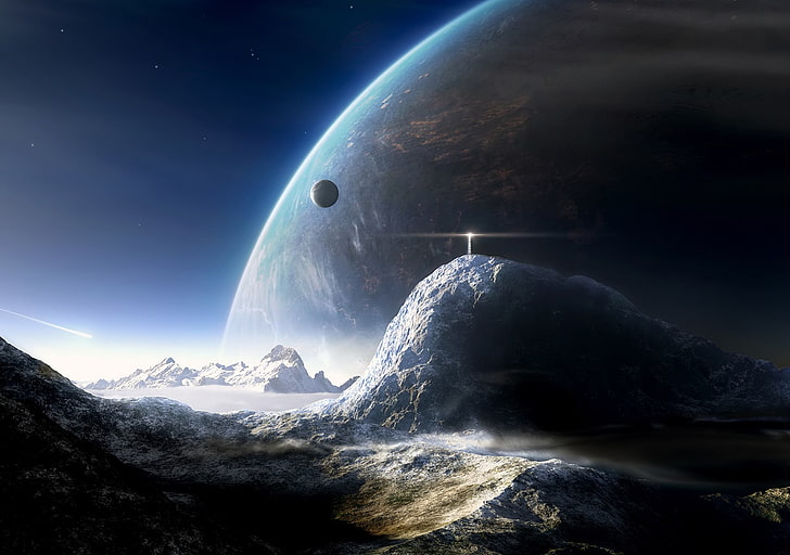 Sonnensystem, Weltraum, Planet, digitale Kunst, Weltraumkunst, HD-Hintergrundbild