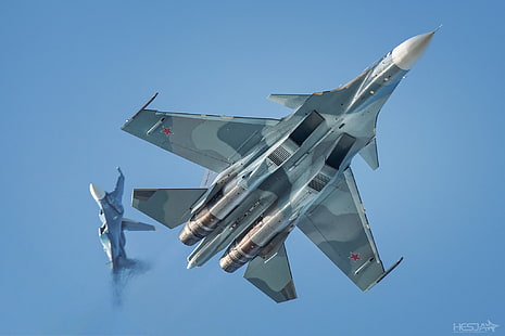 Fighter, Sukhoi, MAX, Su-30 SM, Cockpit, Videoconferencing Russia, PGO, HESJA Air-Art Photography, HD тапет HD wallpaper