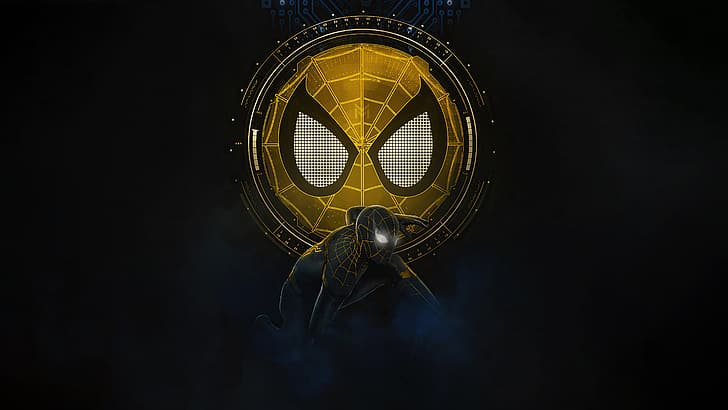 Homem-aranha No Way Home, Marvel Cinematic Universe, Tom Holland, logotipo, HD papel de parede