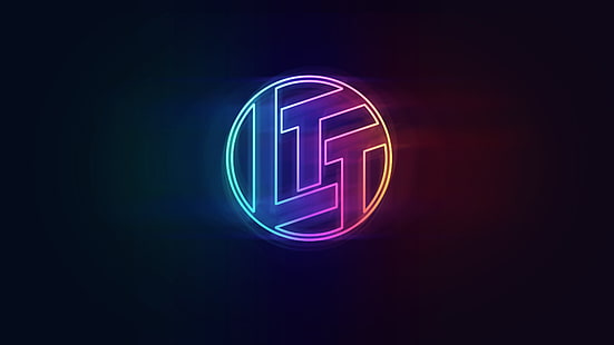 ltt, Linus Tech Tips, RGB, bunt, 4K, Logo, HD-Hintergrundbild HD wallpaper
