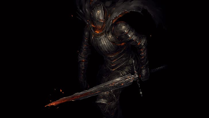 Dark Souls, dark souls 3, Dark Souls II, Dark Souls III, Chosen Undead (Dark Souls), armor, knight, Ibuo, HD wallpaper
