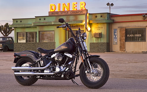 Harley Davidson 1584, moto vieja, moto vieja, moto vintage, Fondo de pantalla HD HD wallpaper