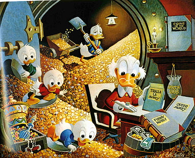 ducktales donald canard scrooge mcduck 2681x2176 animaux canards HD Art, Donald Duck, ducktales, Fond d'écran HD HD wallpaper