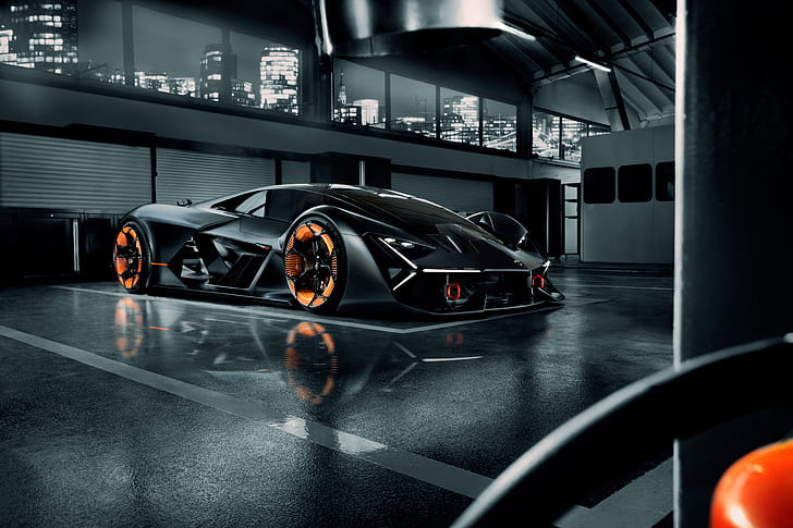 2019, Lamborghini Terzo Millennio, 4K, 5K, Sfondo HD