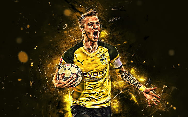 Fútbol, ​​Marco Reus, Borussia Dortmund, alemán, Fondo de pantalla HD