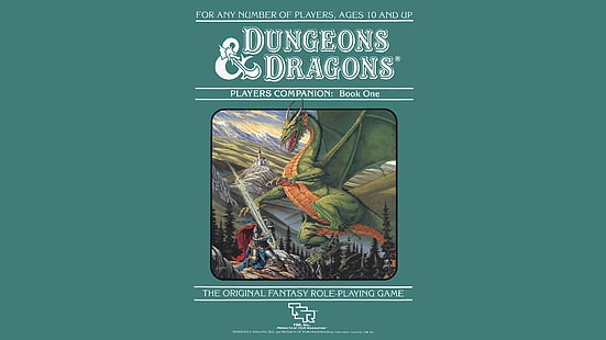 DandD, Dungeons and Dragons, корица на книгата, HD тапет HD wallpaper
