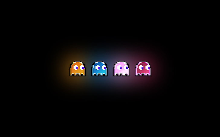 Pac Man Game Application Pac Man Retro Games Video Games Minimalism Hd Wallpaper Wallpaperbetter