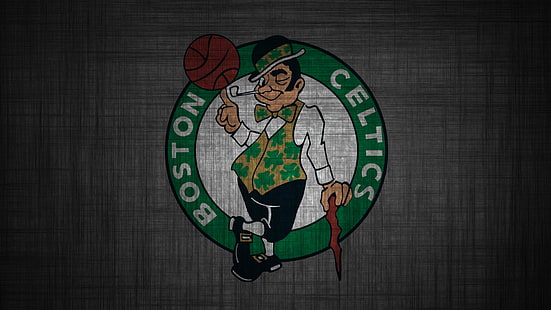 Bola Basket, Boston Celtics, Emblem, Logo, NBA, Wallpaper HD HD wallpaper