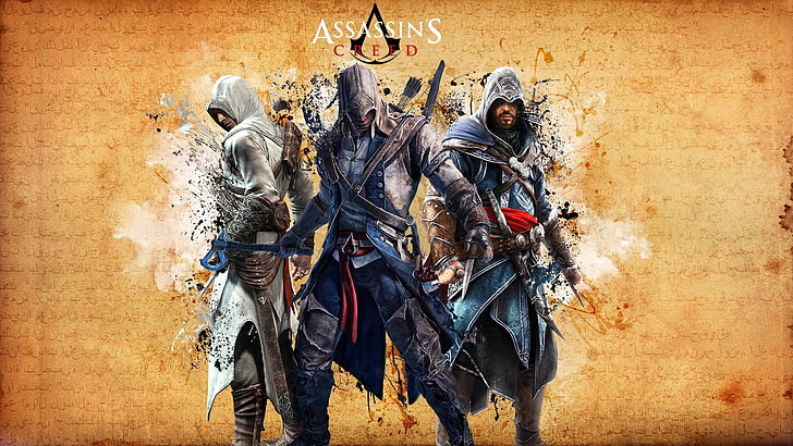 Assassin's Creed, Altaïr Ibn-La'Ahad, Ezio Auditore da Firenze, EA, HD wallpaper