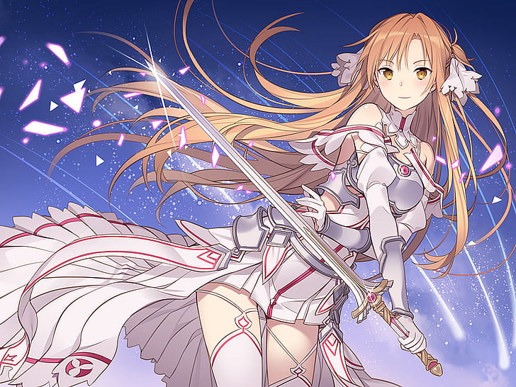 Sword Art Online, Sword Art Online: Alicization, Asuna Yuuki, Fondo de pantalla HD
