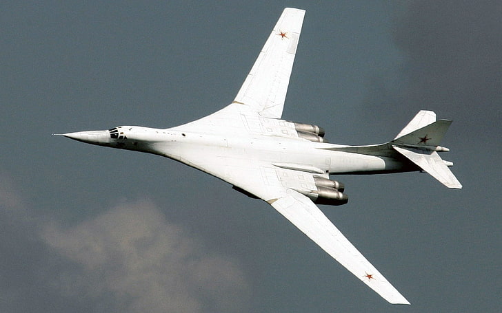 Полет бомбардировщика Туполев Ту-160 Самолеты Военный HD Art, Полет, Бомбардировщик, Военный, Русский, HD обои