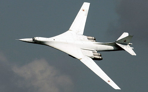 vuelo de bombardero Tupolev Tu-160 Aircraft Military HD Art, vuelo, bombardero, militar, ruso, Fondo de pantalla HD HD wallpaper
