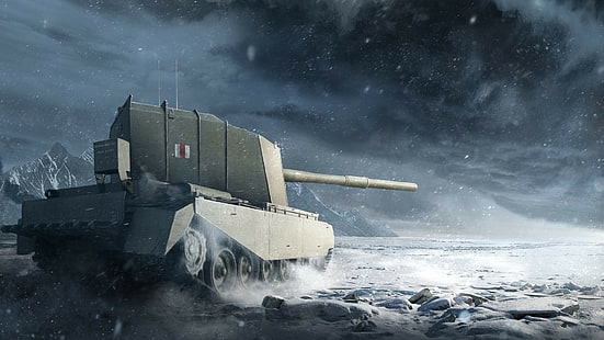 WoT ، عالم الدبابات ، شبكة ألعاب الحرب ، FV4005 المرحلة الثانية، خلفية HD HD wallpaper