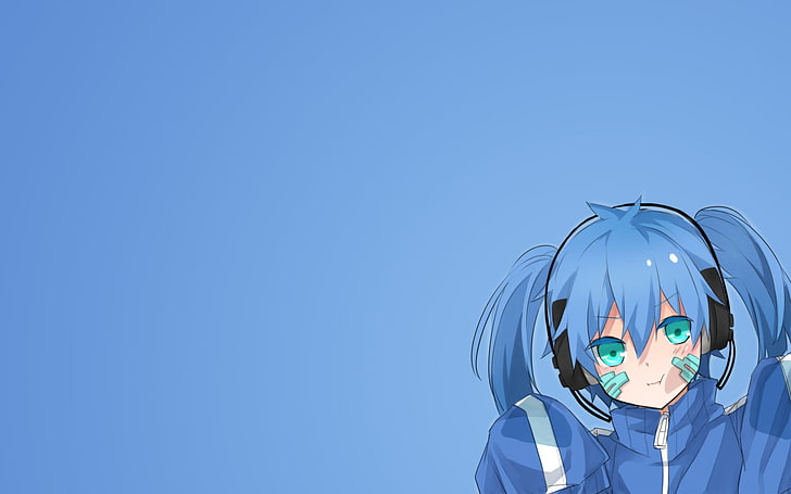 Blue haired female anime character, Hatsune Miku Vocaloid, Kagerou Project,  HD wallpaper | Wallpaperbetter
