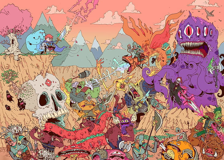 LSD, shrooms, Wallpaper HD