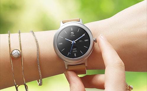LG Watch Style, los mejores relojes inteligentes, MWC 2017, relojes inteligentes para mujeres, Fondo de pantalla HD HD wallpaper