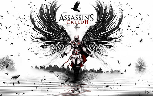 Assassin's Creed II Cover, ohne Titel, Assassin's Creed II, Assassin's Creed, HD-Hintergrundbild HD wallpaper