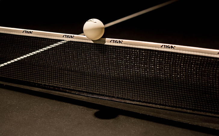 bola branca, malha, bola, ping-pong, tênis de mesa, HD papel de parede