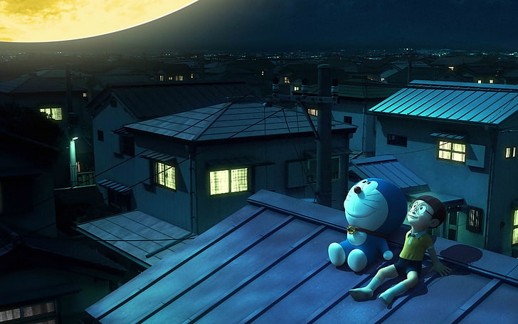 Stand By Me Doraemon Movie HD Widescreen Wallpaper.., Doraemon digital wallpaper, HD wallpaper