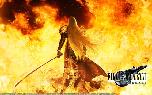 Final Fantasy VII: Remake, Final Fantasy VII, Sephiroth, HD-Hintergrundbild HD wallpaper
