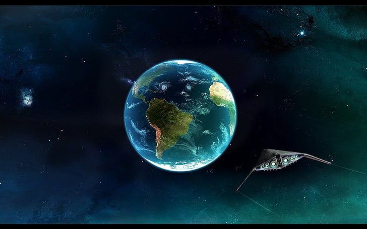 earth illustration, Earth, HD wallpaper