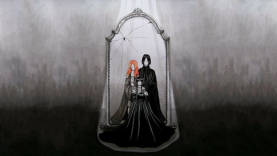 Kunstwerk, Harry Potter, Harry Potter und die Heiligtümer des Todes, Severus Snape, HD-Hintergrundbild HD wallpaper