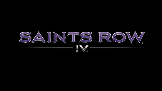 Saints Row 4-Logo, Saints Row IV, HD-Hintergrundbild HD wallpaper