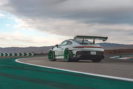 911, Porsche, vista trasera, Porsche 911 GT3 RS, Homenaje a Carrera RS, Fondo de pantalla HD HD wallpaper
