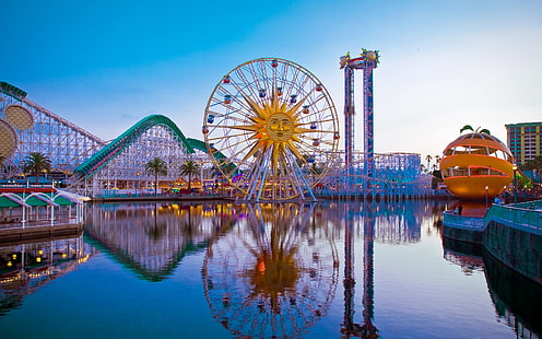 Park Digital Wallpaper, Disneyland, Anaheim, Kalifornien, USA, Stadt, HD-Hintergrundbild HD wallpaper