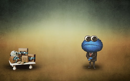 Sesame Street, Cookie Monster, Wallpaper HD HD wallpaper