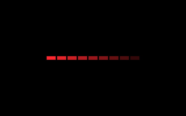 fondo de pantalla de barras negras y rojas, Knight Rider, K.I.T.T., TV, fondo negro, minimalismo, rayas, luces, imaginación, Fondo de pantalla HD