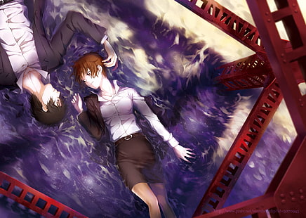 Anime, Psycho-Pass, Akane Tsunemori, Shinya Kogami, Fondo de pantalla HD HD wallpaper