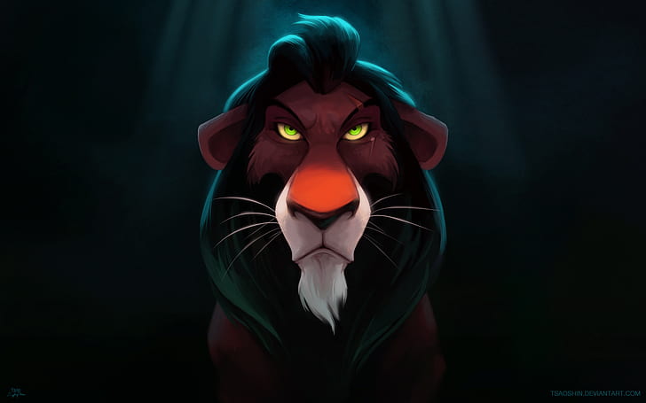 The Lion King Scar HD, komiks / komiks, lew, król, blizna, Tapety HD