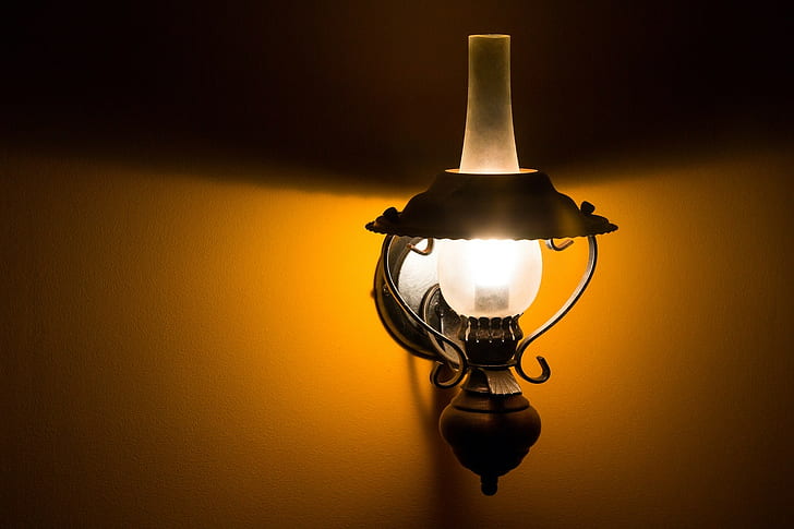 lamp, lights, HD wallpaper